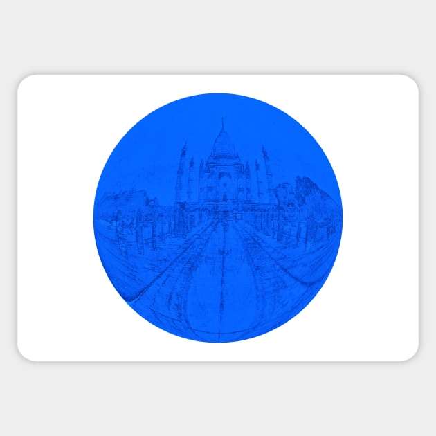 Taj Mahal Sticker by QualitySolution